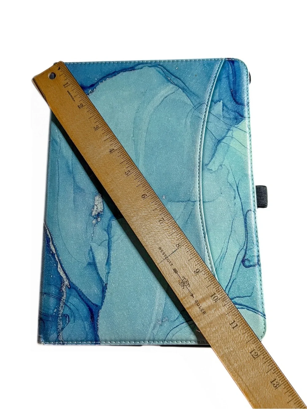 iPad Air 4th Gen 10.9” Blue Marble Folio Case Multi Angle Stand Cover